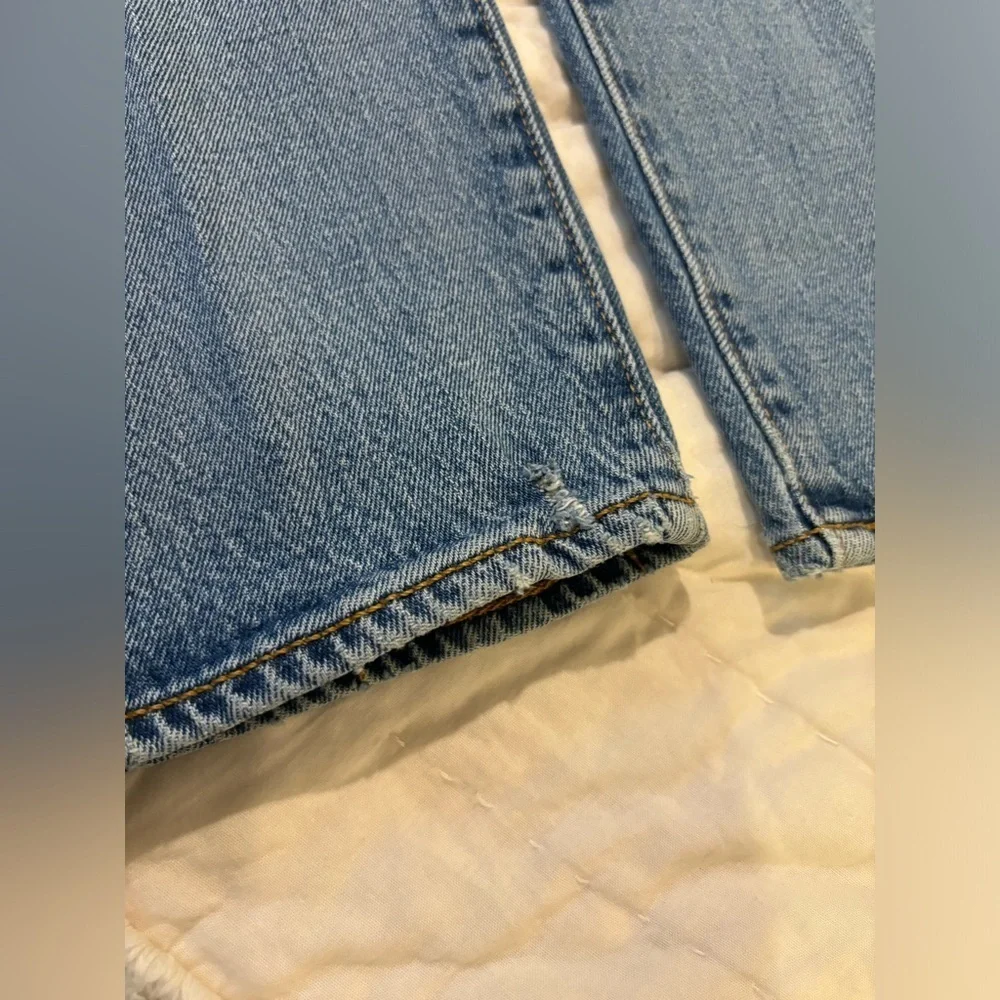 Y2K Levi’s 501 CT Denim Jeans. Button-Fly Straight. Men’s Sz- 36x34 EUC 1990s